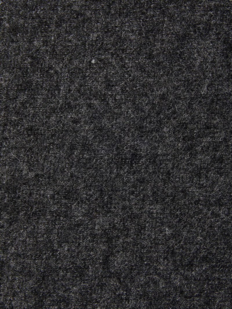 Selected Femme Maria Narrow Cashmere Scarf - Dark Grey Melange
