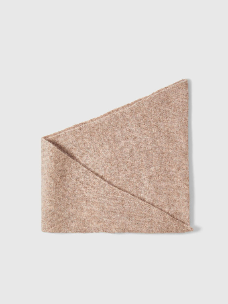Selected Femme Maria Narrow Cashmere Scarf - Fungi Melange