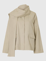 Selected Femme Pamina Scarf Jacket - Island Fossil