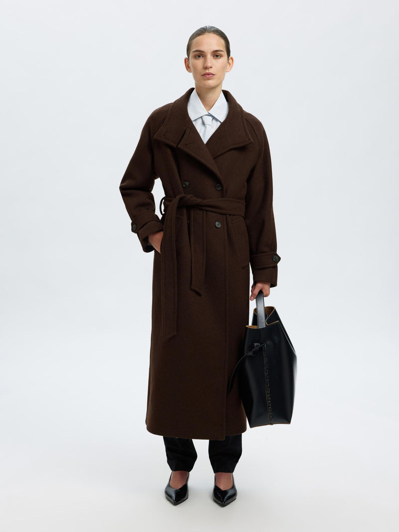 Selected  Femme Madeline Manteco Coat - Delicioso