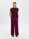 Selected Femme Lulu Knitted Vest - Fig