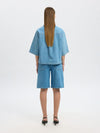 Selected Femme Liva Kori Denim Shirt - Light Blue Denim