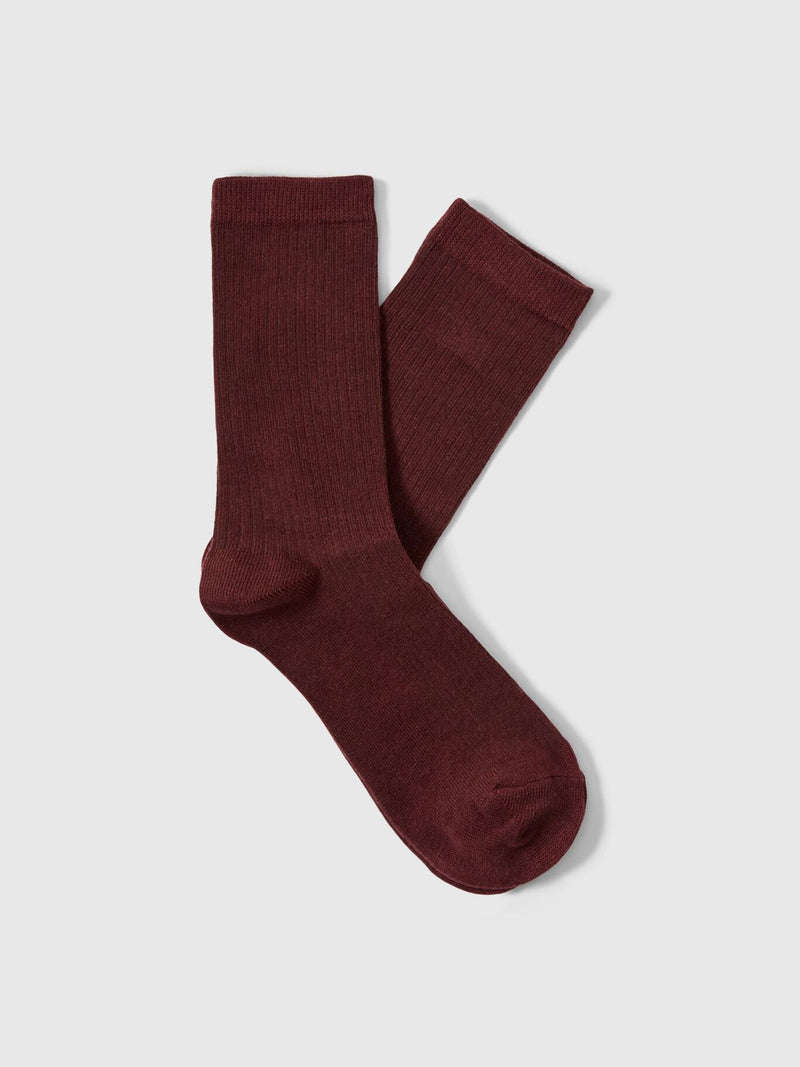 Selected Femme Rose Sock - Fig