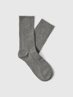 Selected Femme Diana Sock  - Medium Grey Melange