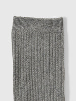 Selected Femme Diana Sock  - Medium Grey Melange