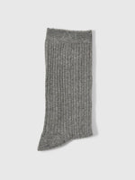 Selected Femme Diana Sock  - Medium Grey Melange
