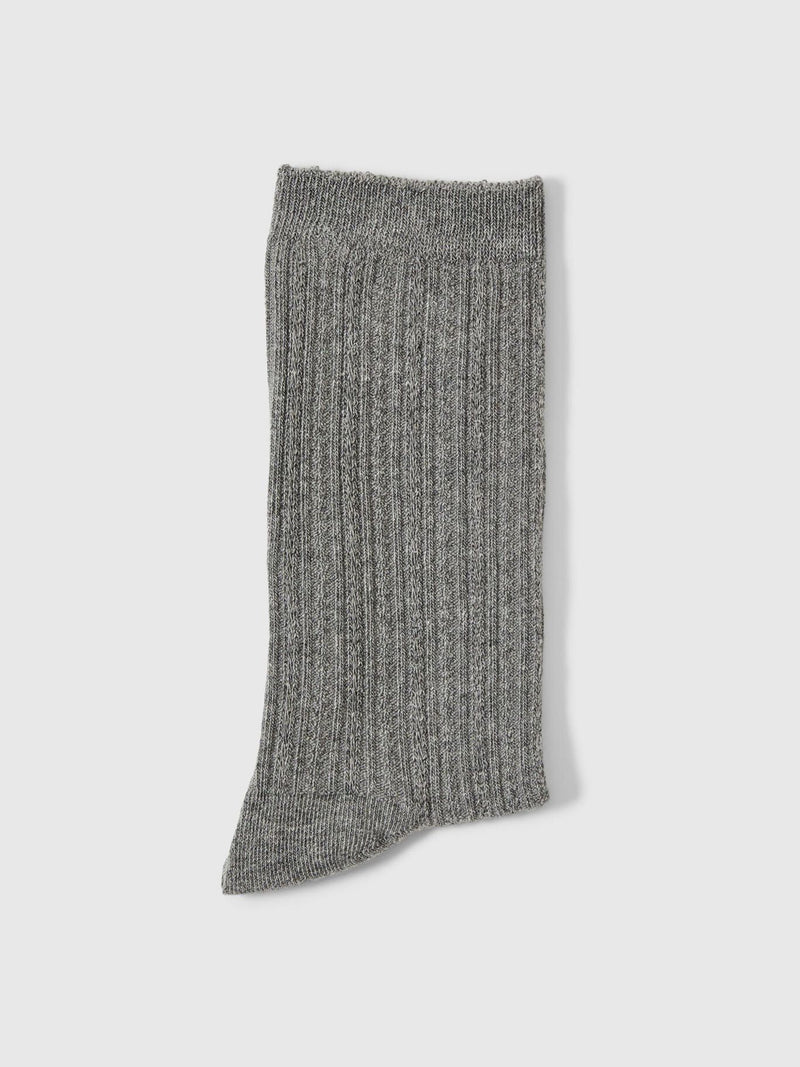 Selected Femme Diana Sock  - Medium Grey Melange