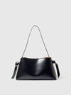Selected Femme Stella  Premium Leather Medium  Bag - Black