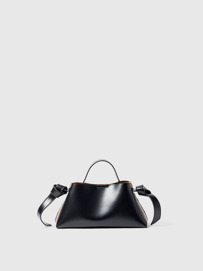 Selected Femme Stella Premium Leather Small Bag - Black