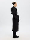 Selected Femme Aline Tech Trenchcoat - Black