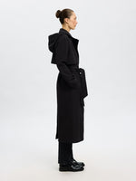 Selected Femme Aline Tech Trenchcoat - Black