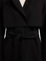 Selected Femme Aline Tech Trenchcoat - Black