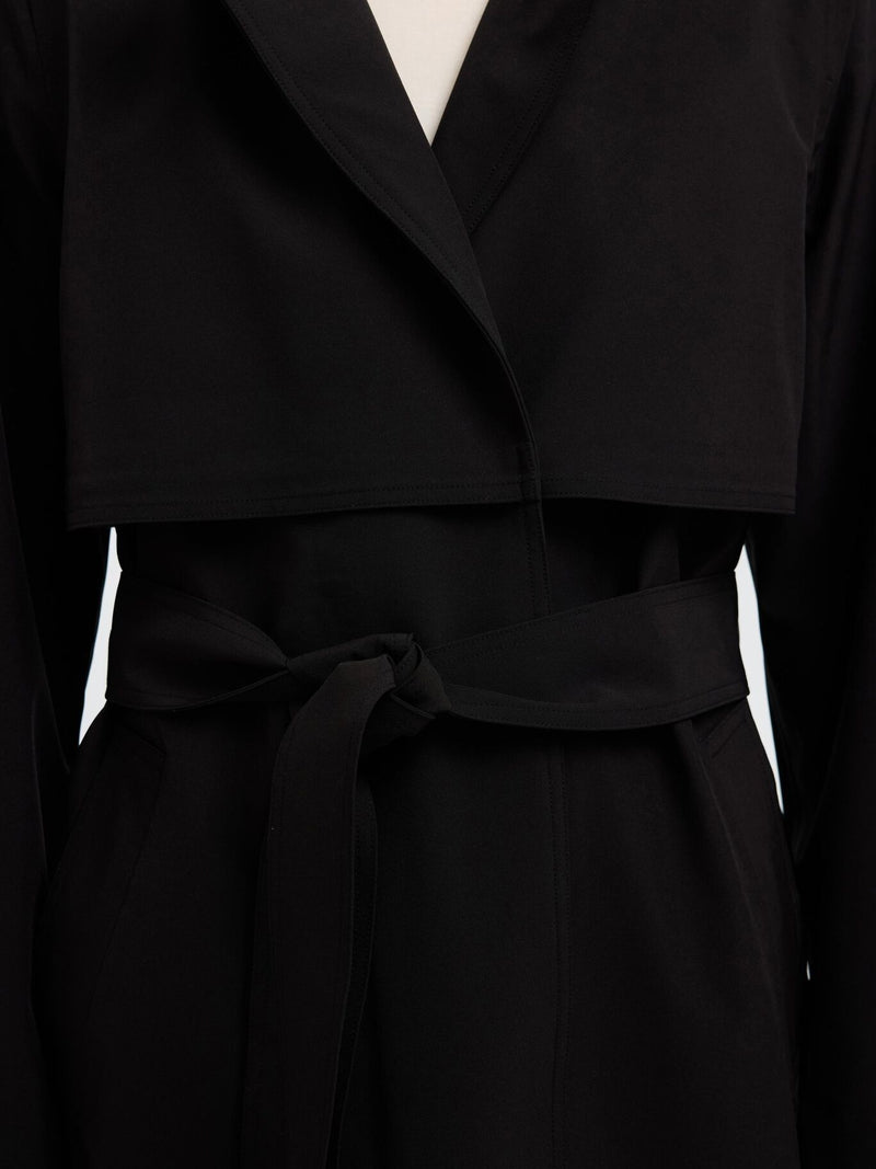 Selected Femme Aline Tech Trenchcoat - Black