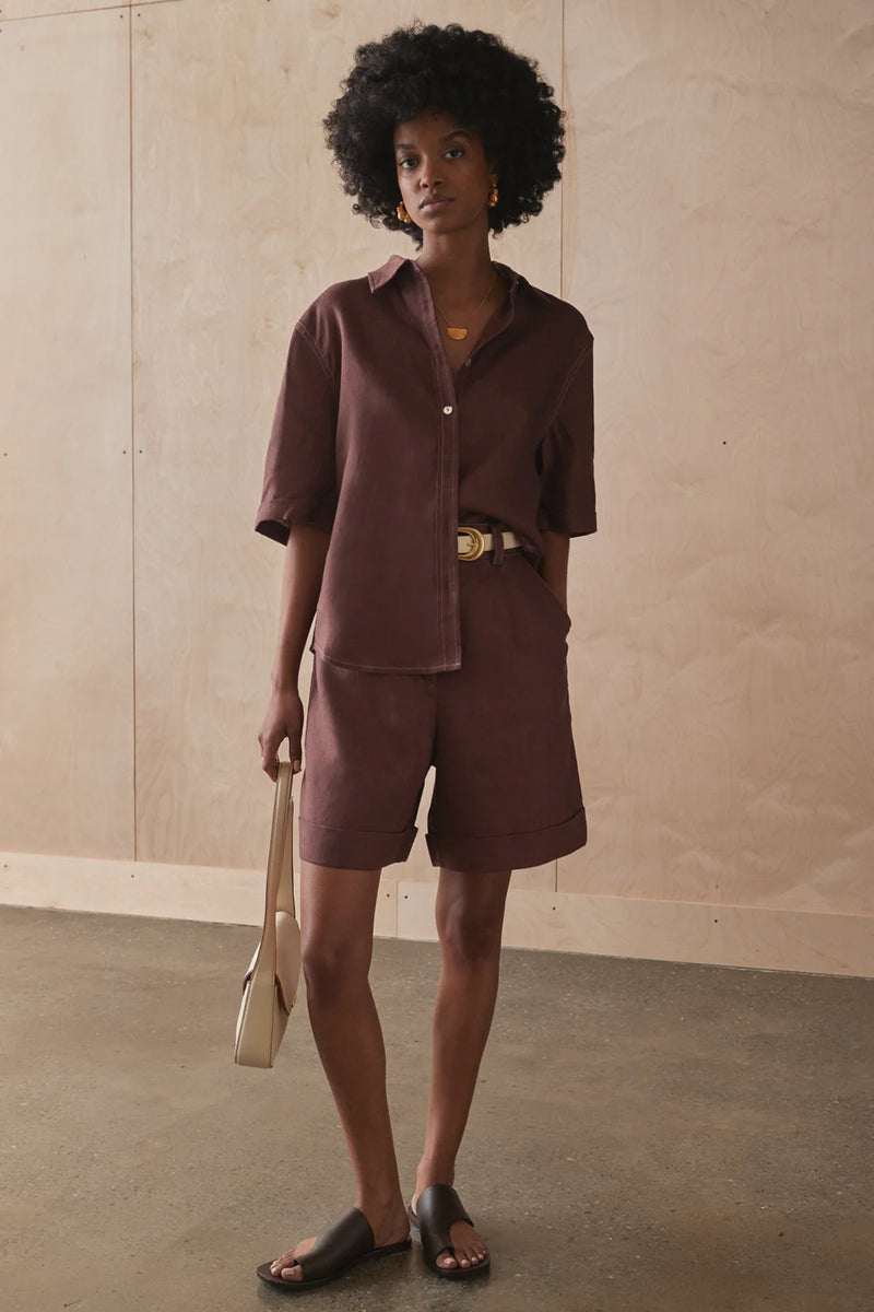 Sancia Priya Shirt - Cinnamon