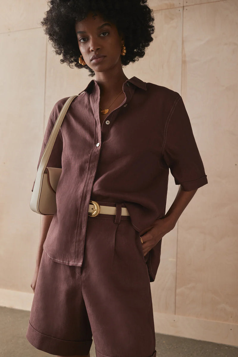 Sancia Priya Shirt - Cinnamon