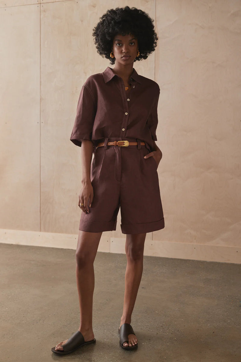 Sancia Delphi Shorts - Cinnamon