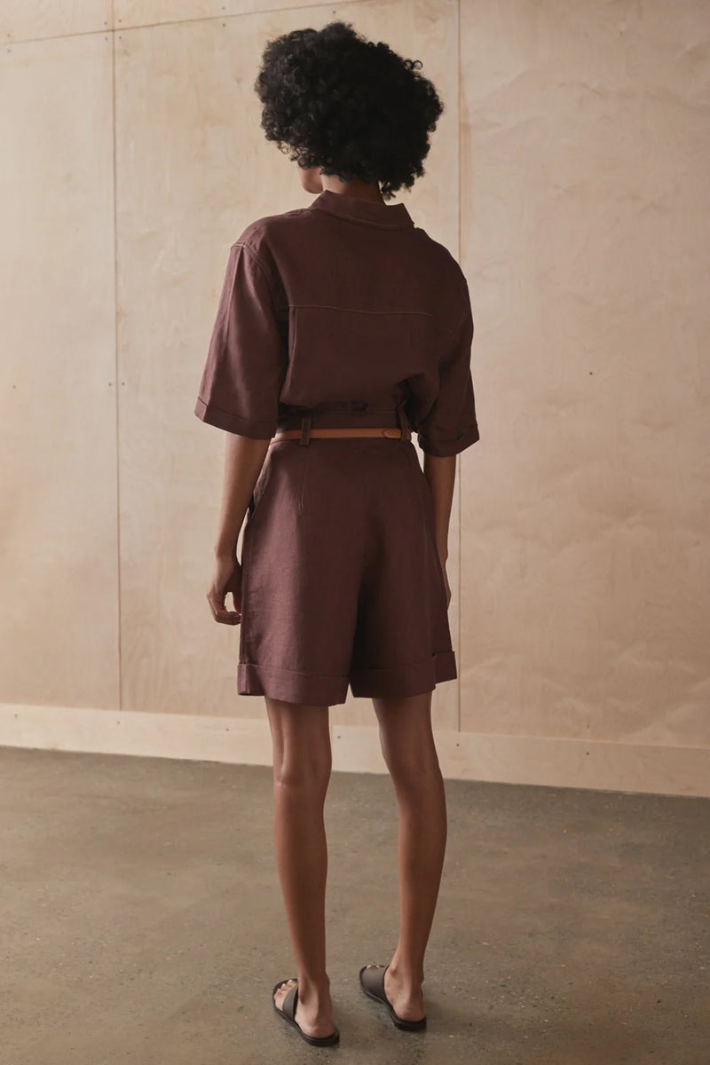Sancia Delphi Shorts - Cinnamon