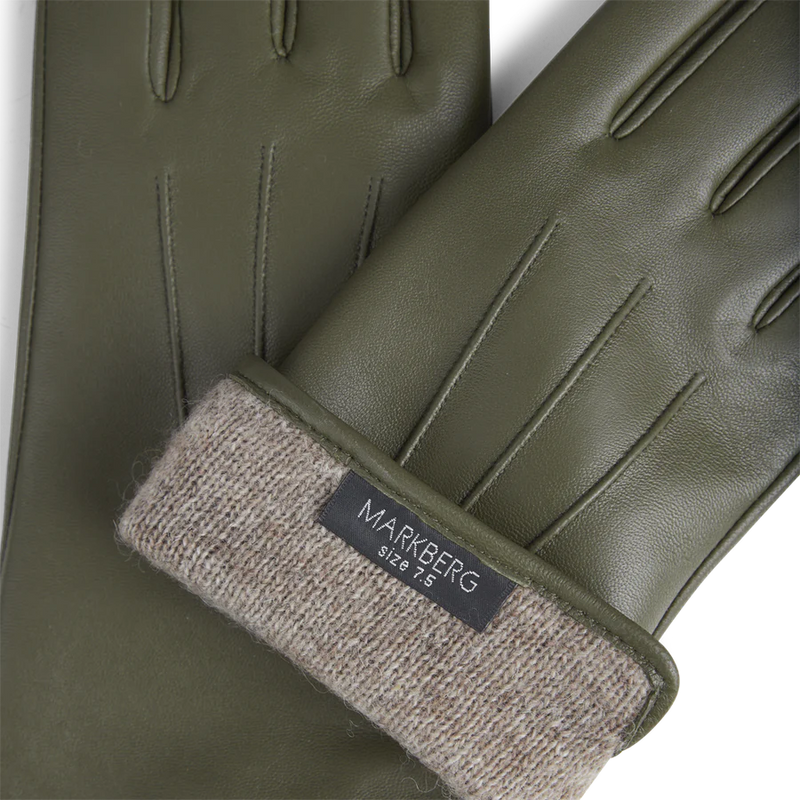 MarkBerg CariannaMBG Gloves - Olive Leather