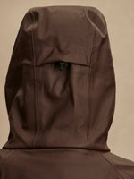 Varley Kirsten Rain Coat - Dark Truffle