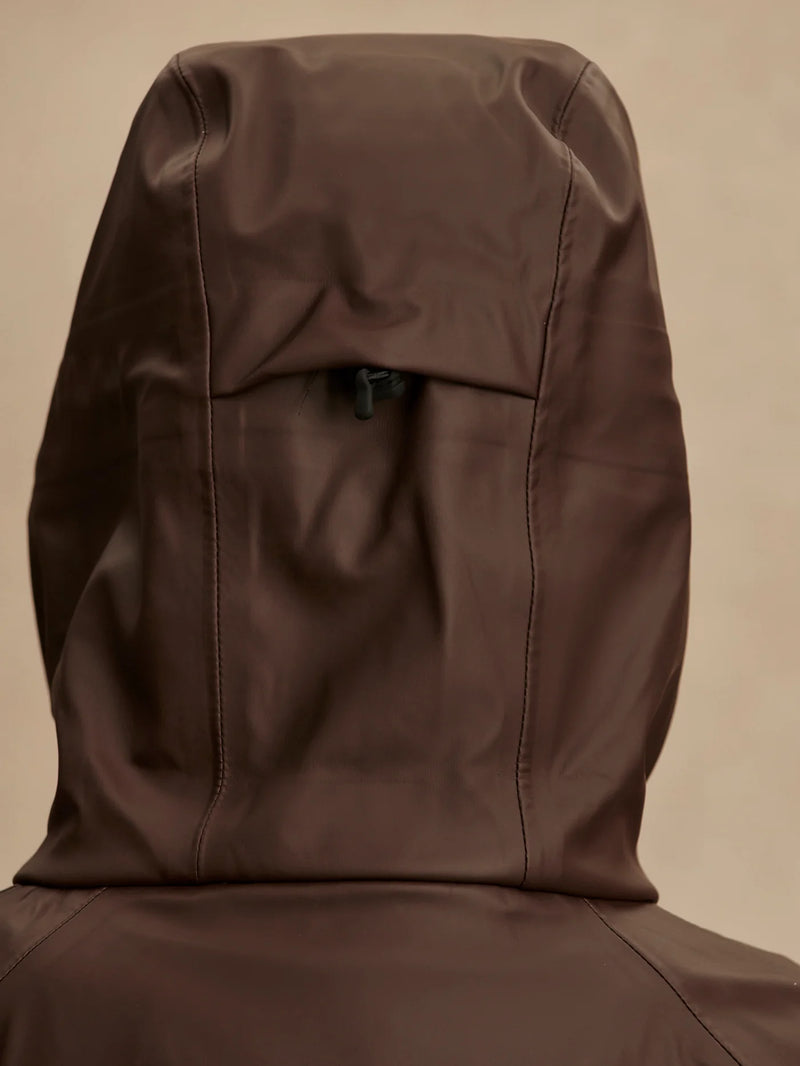 Varley Kirsten Rain Coat - Dark Truffle