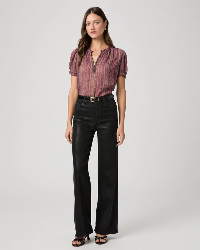 Paige Anessa 31 Jean - Black Fog Luxe Coating