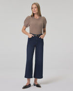 Paige Anessa Reverse Seamed Beltloops Wide Leg Jean - Bespoke
