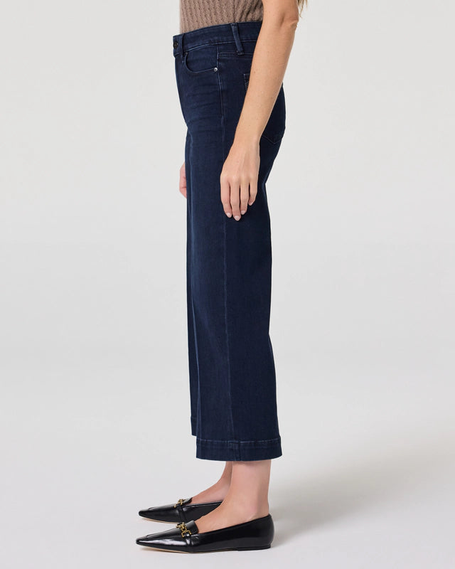 Paige Anessa Reverse Seamed Beltloops Wide Leg Jean - Bespoke
