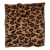 Sneakyfox Kylie Silk Scarf -  Chocolate Animal Print