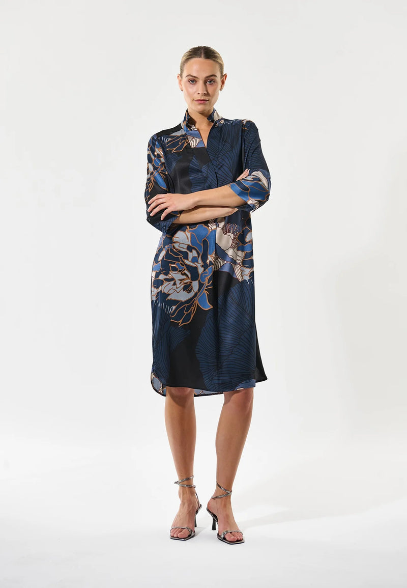 Dea Kudibal KAMILLESDEA Silk Shirt Dress - Alepidia Blue