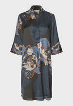 Dea Kudibal KAMILLESDEA Silk Shirt Dress - Alepidia Blue