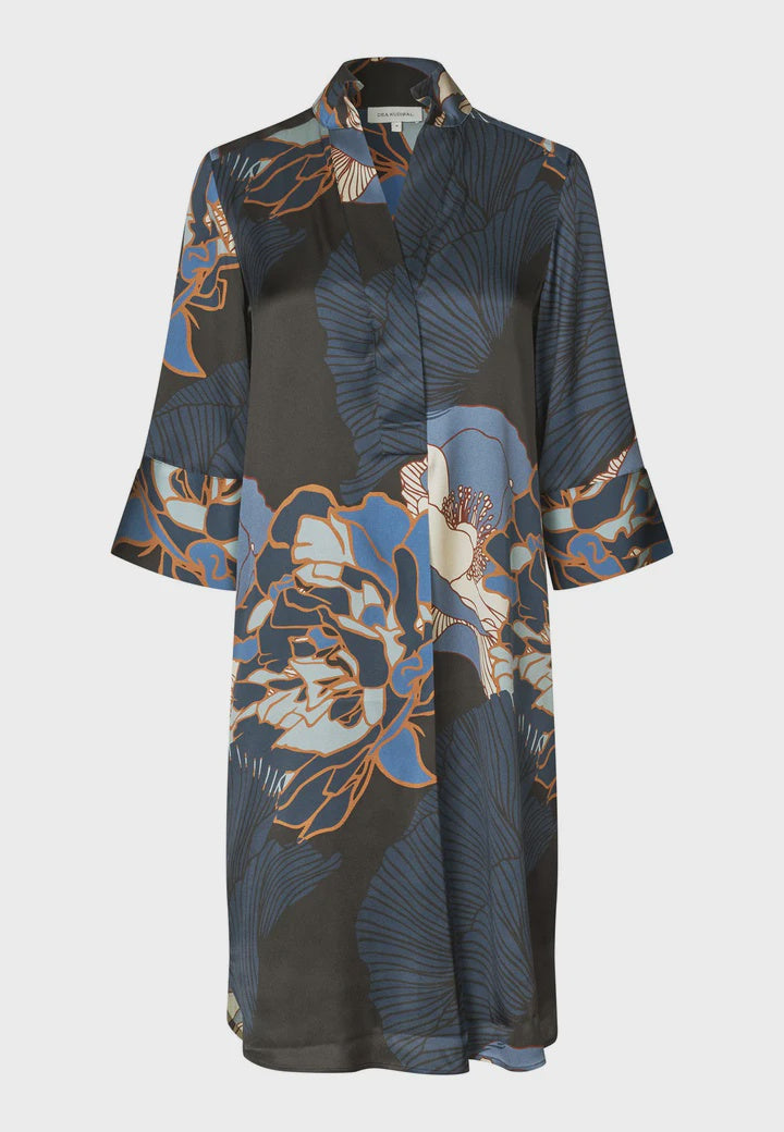 Dea Kudibal KAMILLESDEA Silk Shirt Dress - Alepidia Blue