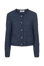 Moliin Regina Knitted Jacket - Evening Blue