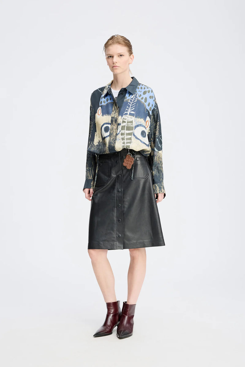 Munthe Loasta Top - Black Print