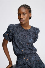 Munthe Lustanna Top - Charcoal