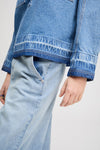 Munthe Luxa Top - Light Blue