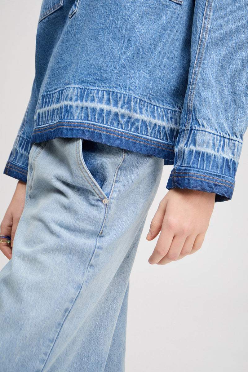Munthe Luxa Top - Light Blue
