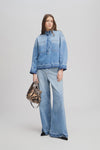Munthe Luxa Top - Light Blue