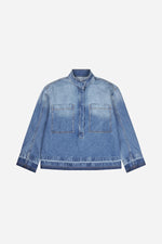 Munthe Luxa Top - Light Blue