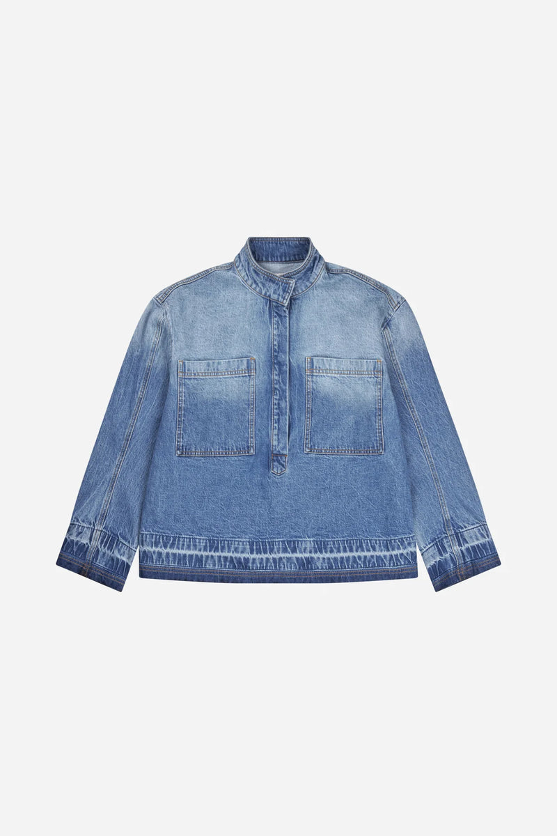 Munthe Luxa Top - Light Blue