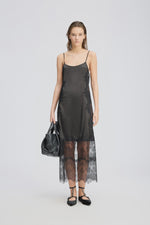 Munthe Lazo Slip Dress - Black