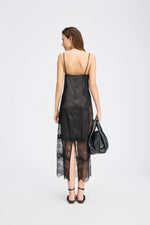 Munthe Lazo Slip Dress - Black