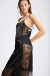 Munthe Lazo Slip Dress - Black