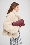 Munthe Foluke Leather Bag - Bordeaux