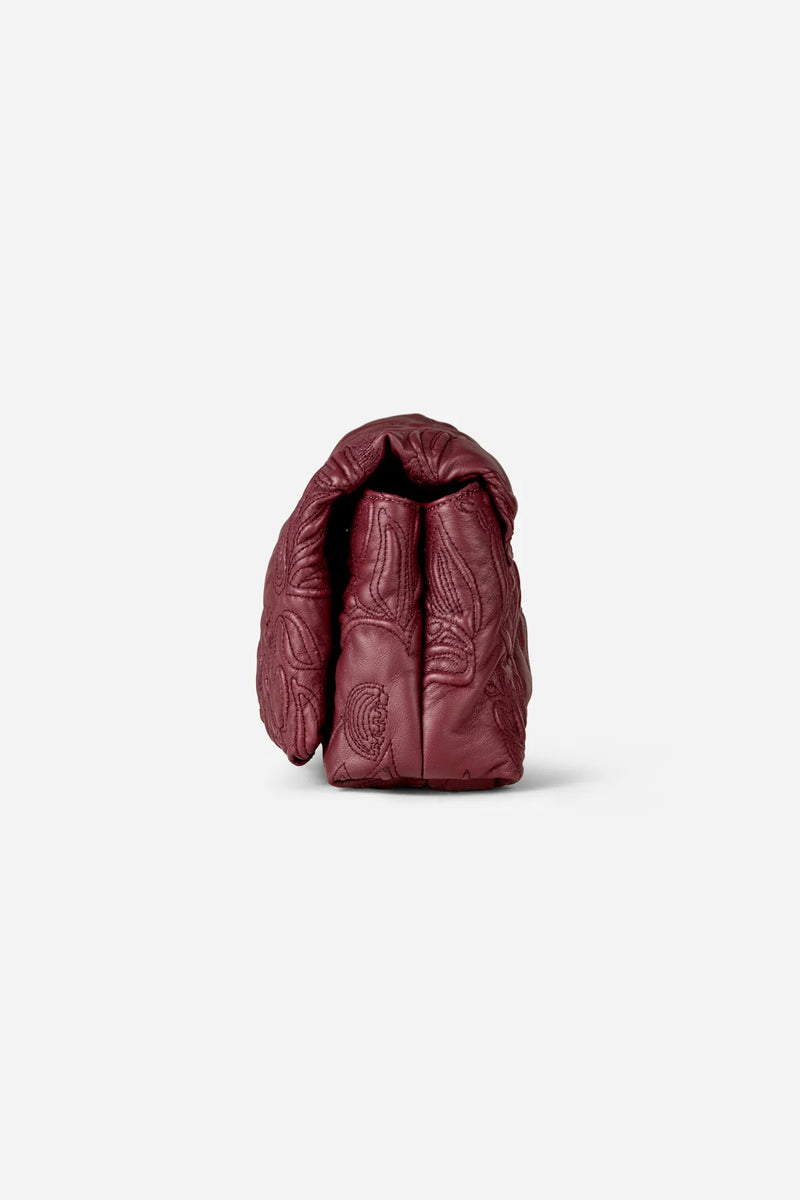 Munthe Foluke Leather Bag - Bordeaux