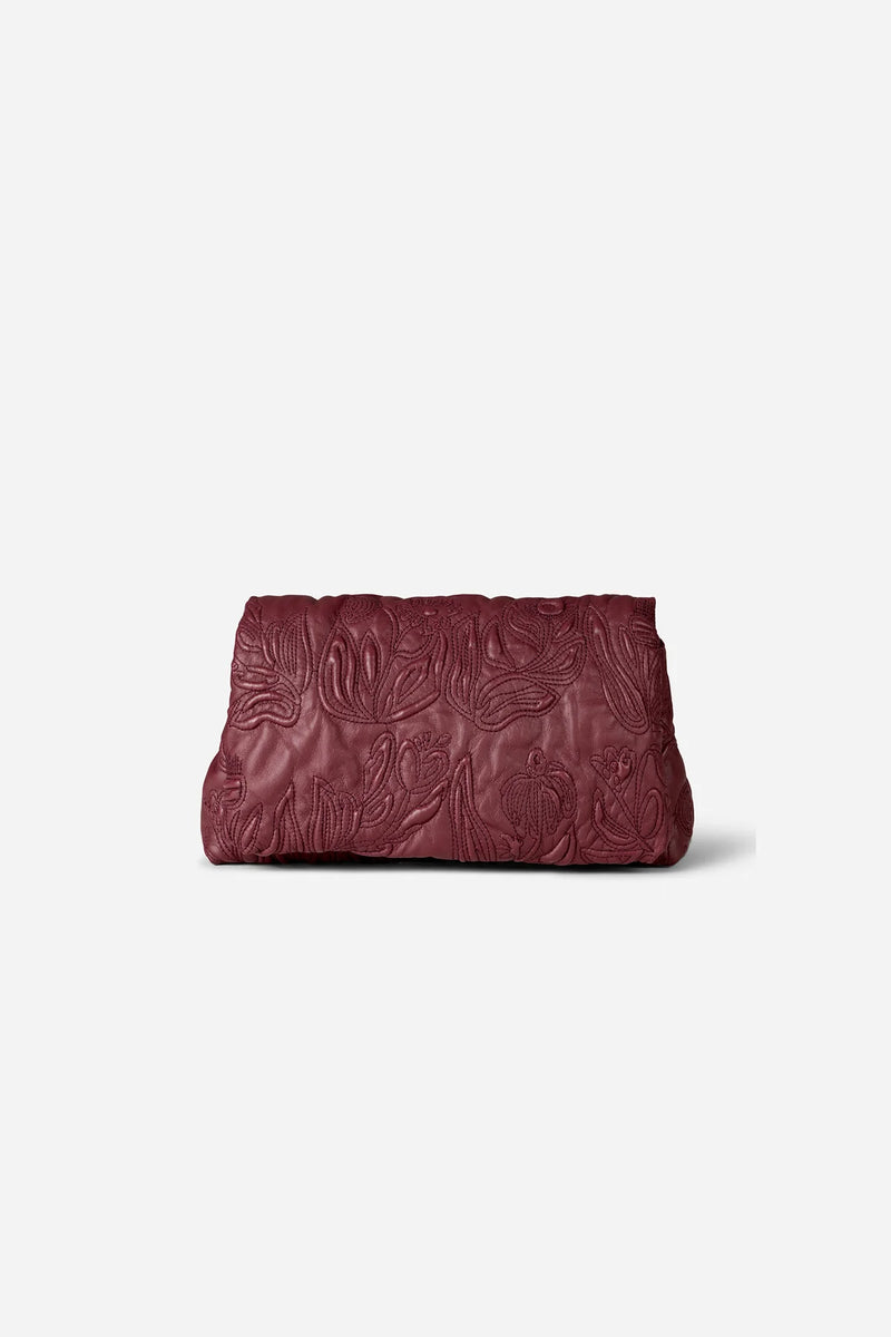Munthe Foluke Leather Bag - Bordeaux