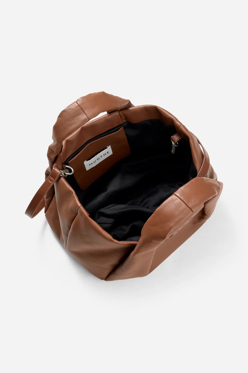 Munthe Lix Leather Bag - Brown