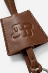 Munthe Lumut Leather Keychain - Brown