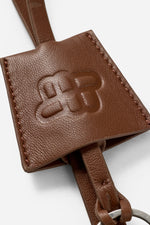 Munthe Lumut Leather Keychain - Brown