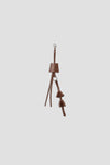 Munthe Lumut Leather Keychain - Brown