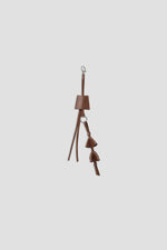 Munthe Lumut Leather Keychain - Brown